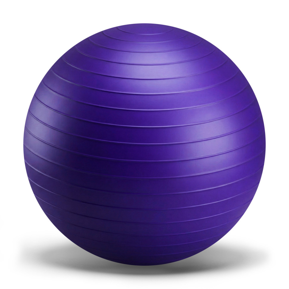 Мяч для фитнеса Bambi B7510(Violet) диаметр 75 см, 1000 грамм, в пакете