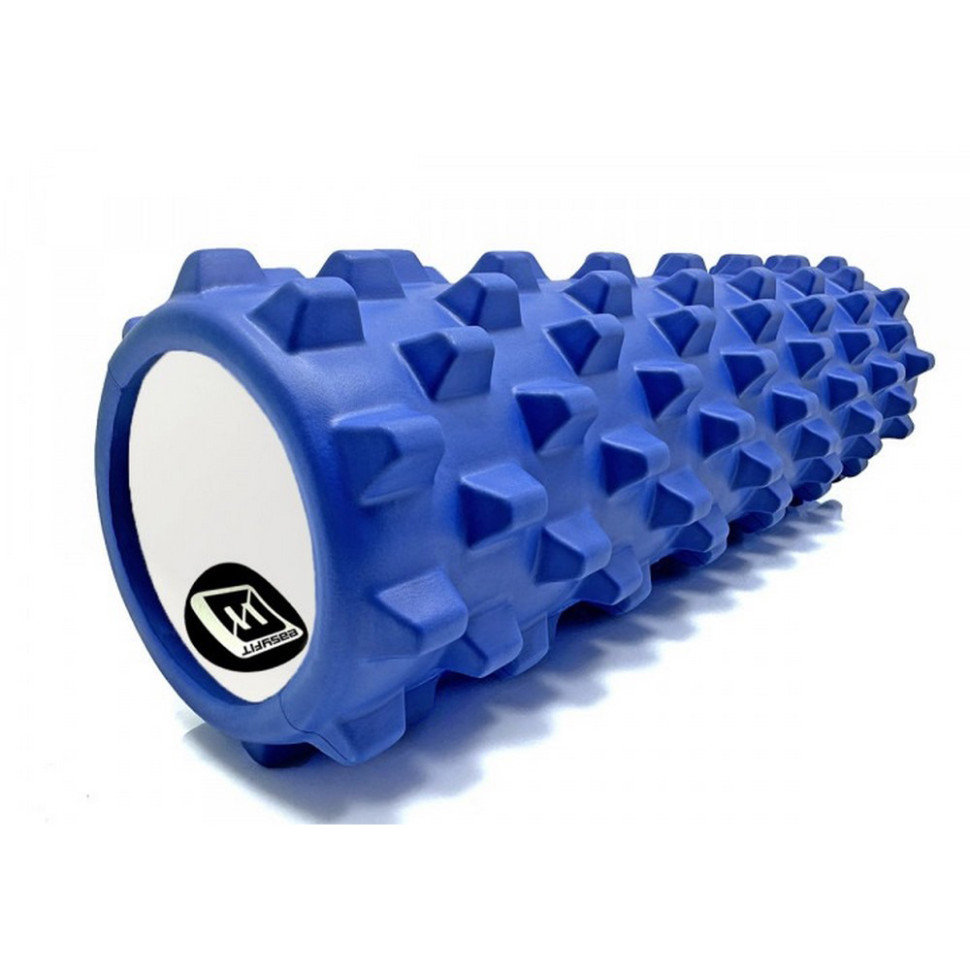 Масажний ролик Grid Roller PRO EasyFit EF-2029-Bl 45 см, Синій