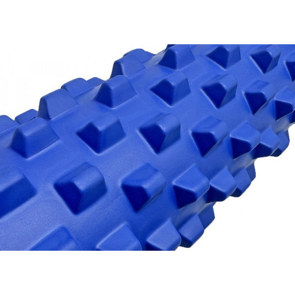 Масажний ролик Grid Roller PRO EasyFit EF-2029-Bl 45 см, Синій