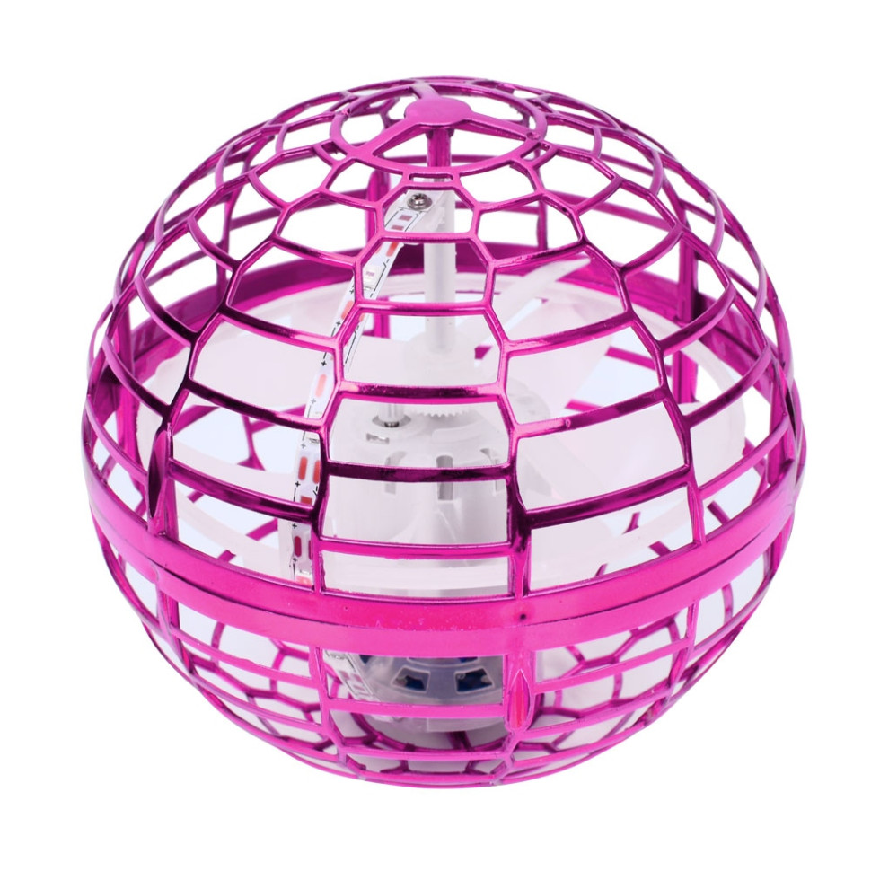 Літаючий світловий м'яч Flynova Bambi 988G(Pink) розмір 9,5 см