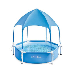 Бассейн каркасный Metal Frame Intex 28209, 183x38 см,  700 л