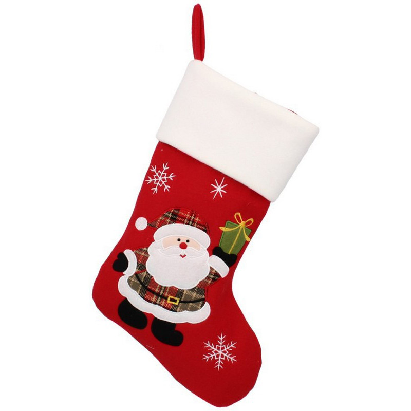 Новогодний декоративный носок