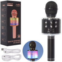 Bluetooth-мікрофон для караоке Wster WS858L-black