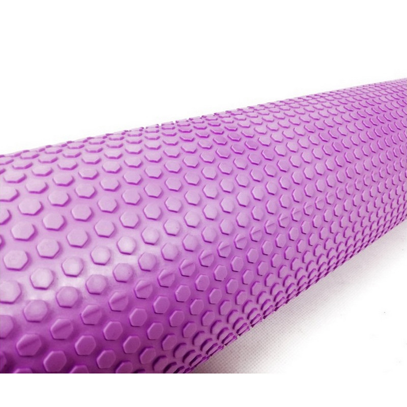 Массажный ролик  Foam Roller EasyFit EF-2034-V 90 см, фиолетовый