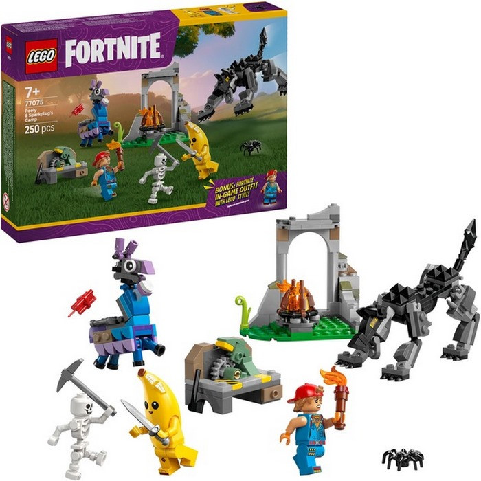 Конструктор Fortnite Табір Peely і Sparkplug LEGO 77075, 250 деталей