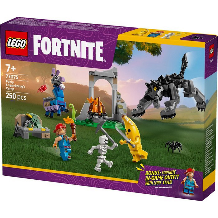 Конструктор Fortnite Табір Peely і Sparkplug LEGO 77075, 250 деталей