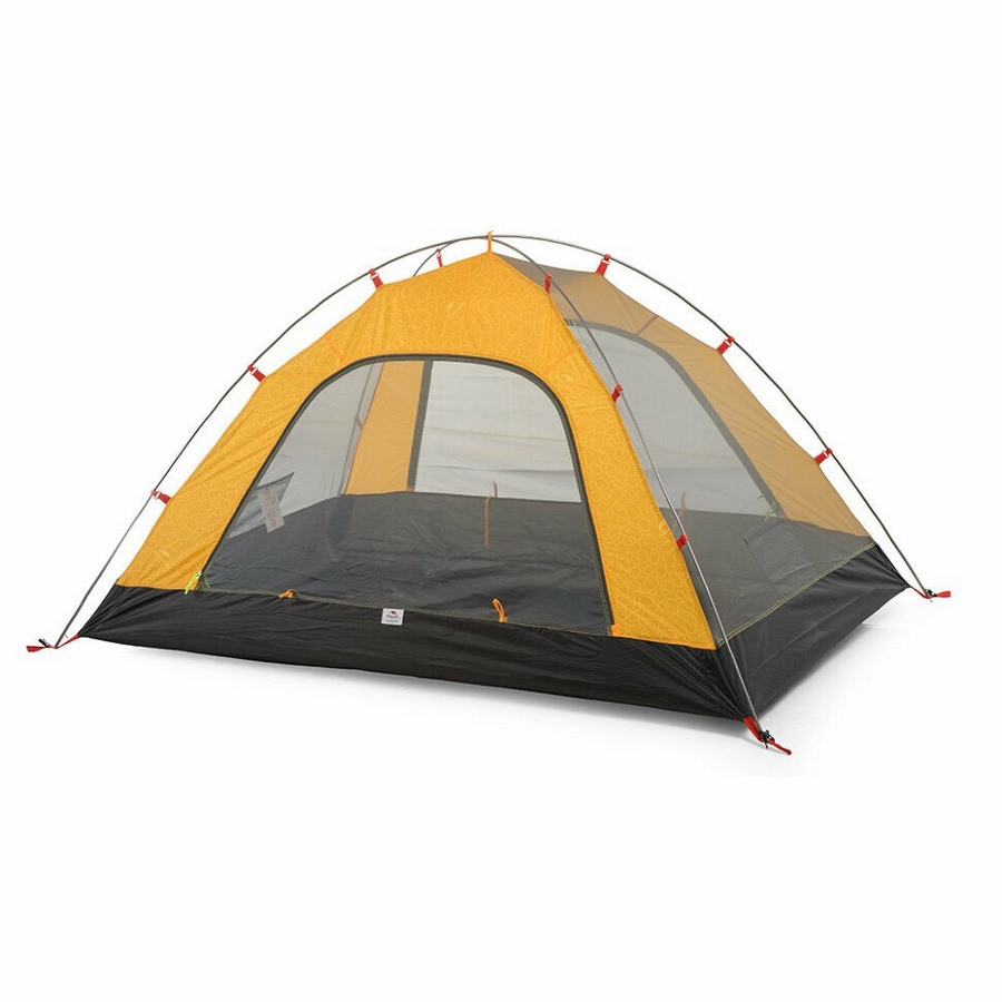 Палатка четырехместная P-Series NH18Z044-P Naturehike 6975641887676, 210T/65D, оранжевый