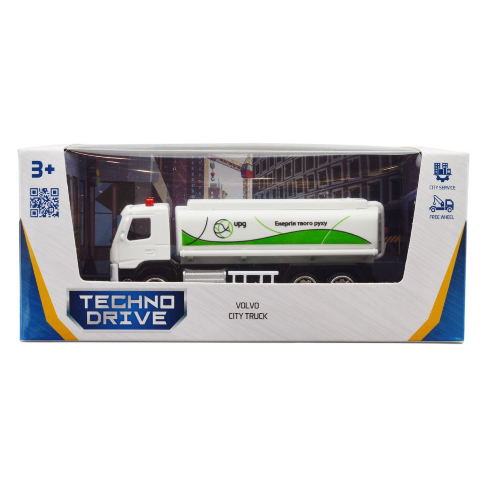 Автомодель ігрова VOLVO ГАЗОВОЗ UPG TechnoDrive 250301, 11 см