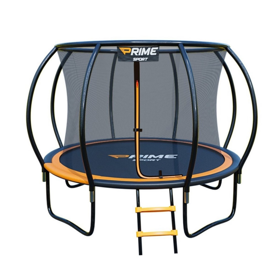 Батут с внутренней сеткой Prime Sport PS305, 10 футов, оранжевый