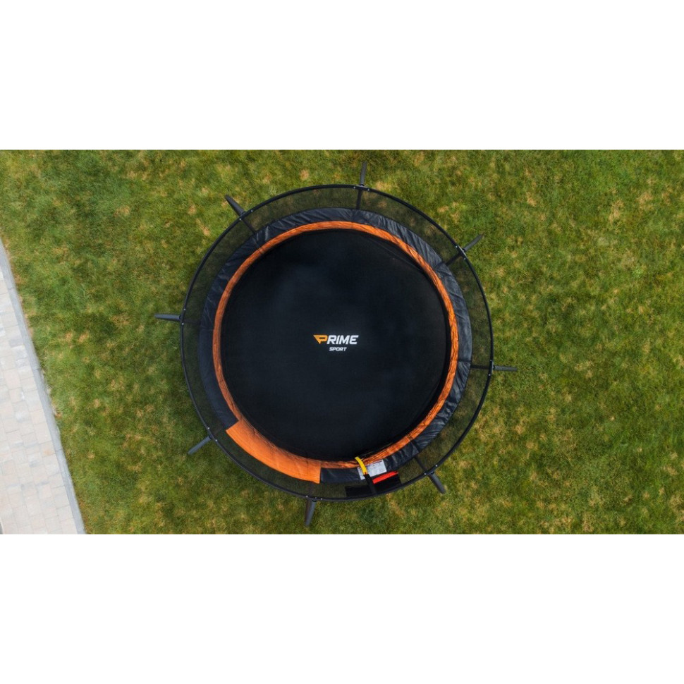 Батут с внутренней сеткой Prime Sport PS305, 10 футов, оранжевый
