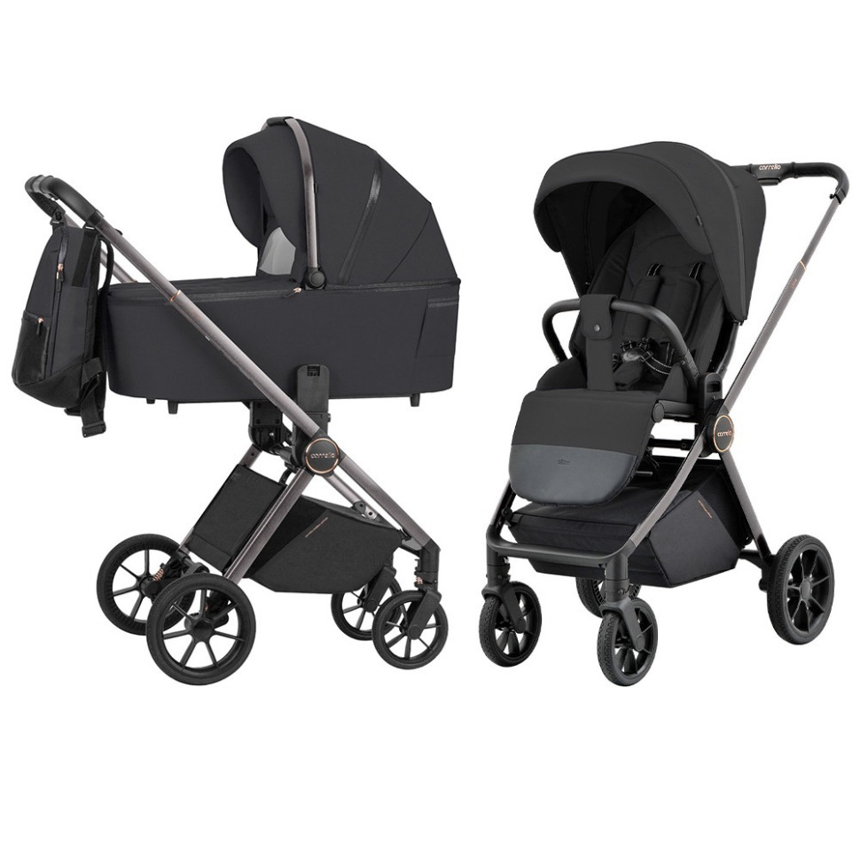 Коляска універсальна 2 в 1 Ultra CARRELLO CRL-6525 Night Black N.F.