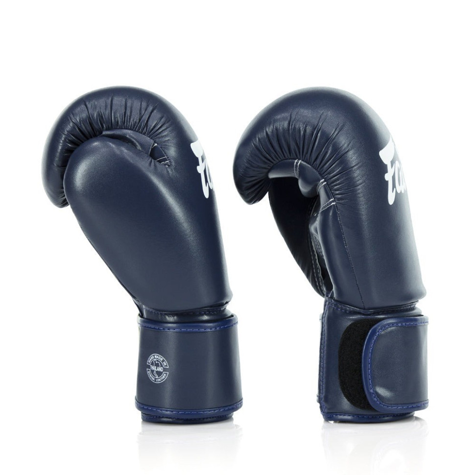Боксерские перчатки BGV27 Fairtex BGV27_12oz_Blue 12 унций (бинты в комплекте)