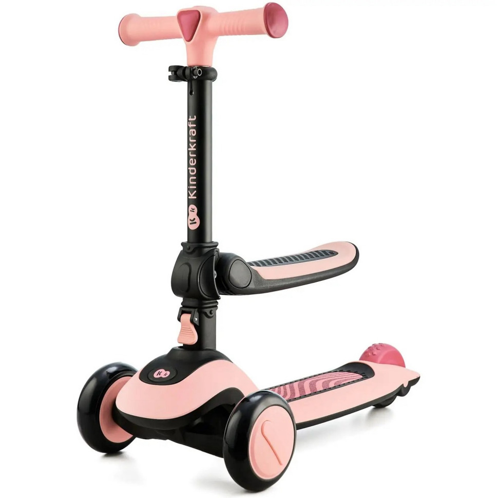 Дитячий самокат-біговел Kinderkraft KRHALL00PNK0000 Halley Rose Pink