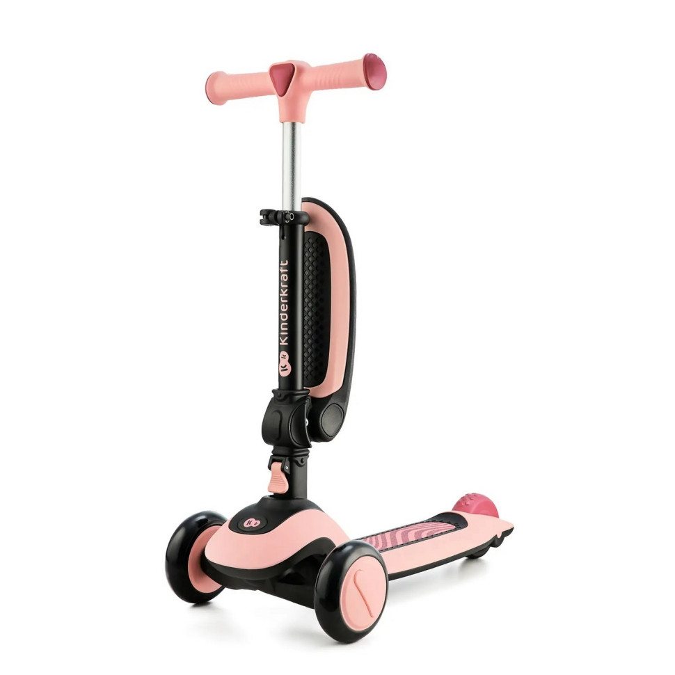 Дитячий самокат-біговел Kinderkraft KRHALL00PNK0000 Halley Rose Pink