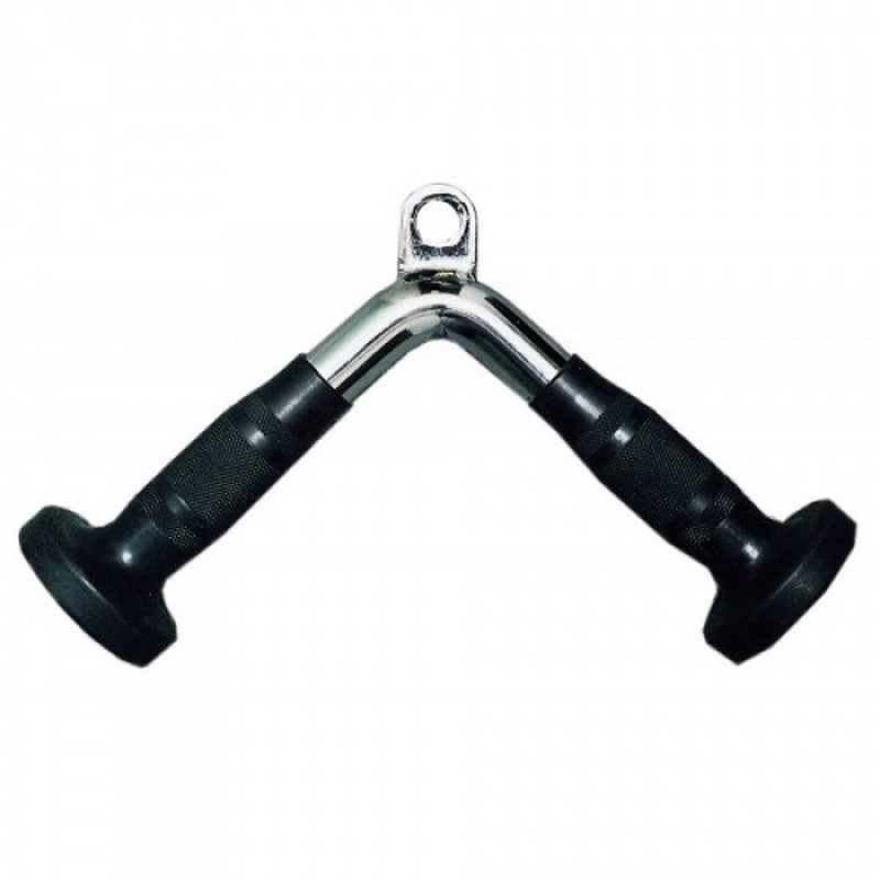 Гриф для тяги на трицепс V-образный MB-03 Fitnessport 10116FS, в резине