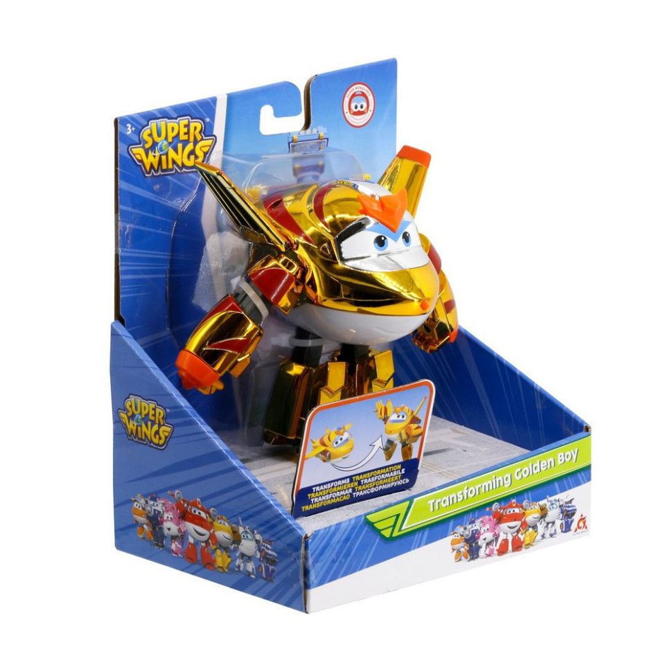 Игровая фигурка-трансформер Transforming Золотой Мальчик Super Wings EU750231