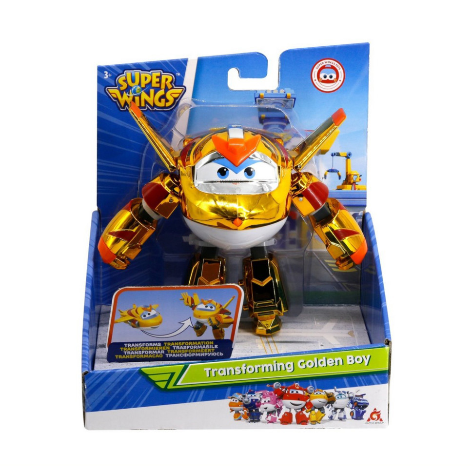 Игровая фигурка-трансформер Transforming Золотой Мальчик Super Wings EU750231