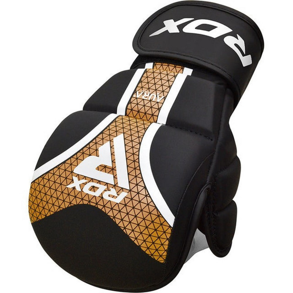 Рукавиці для ММА SHOOTER AURA PLUS T-17 RDX Inc Limited GSR-T17BGL-M+ Black Golden, M (капа у комплекті)
