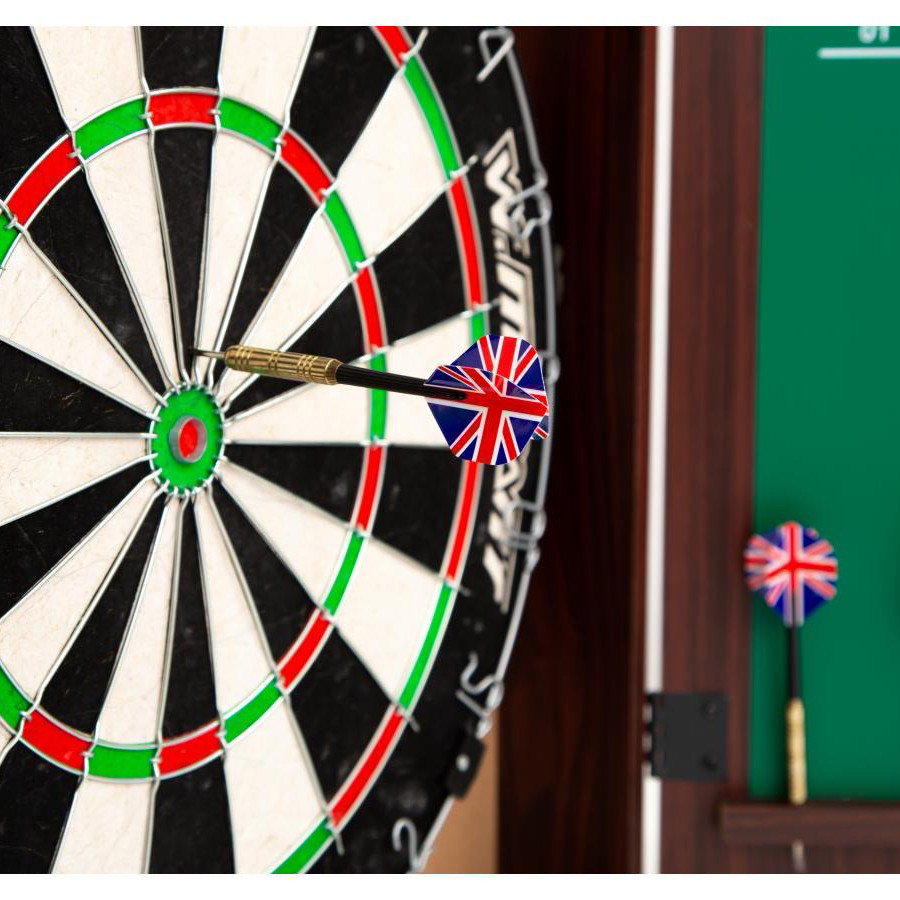 Дартс с кабинетом мишени Kings Head  Winmax 3380TT 6 дротиков 45 см