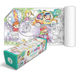 Раскраска "Транспорт" DoDo Toys 300326, 70х16 см