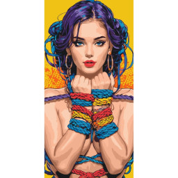 Картина по номерам "Шибари" Art Craft 10138-AC 40х80 см