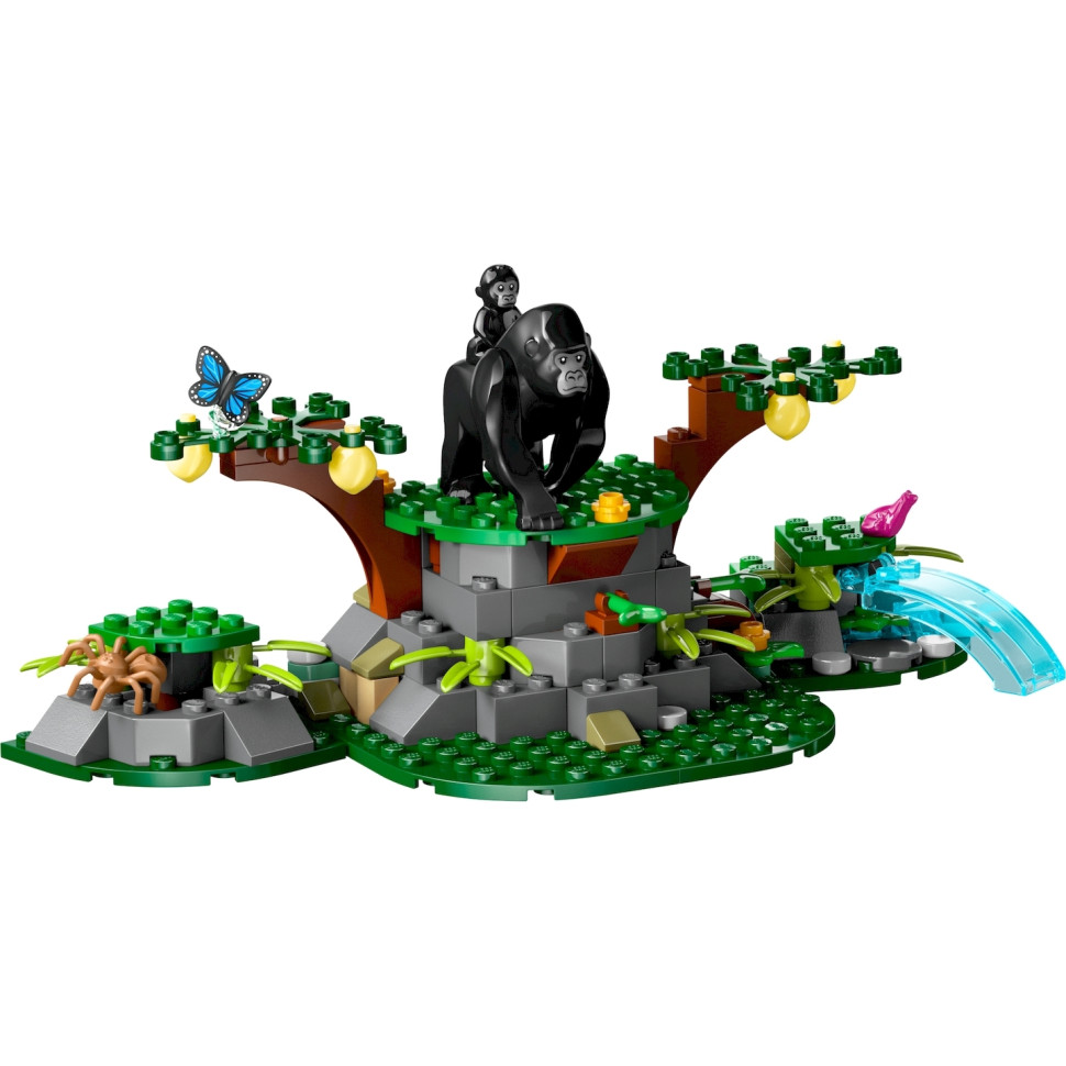Конструктор LEGO City Вертоліт у базовому таборі для дослідження джунглів 60437, 881 деталь 
