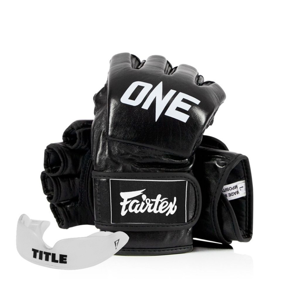 Перчатки для ММА FGV12 ONE Fairtex FGV12-ONE_L_Black, размер L