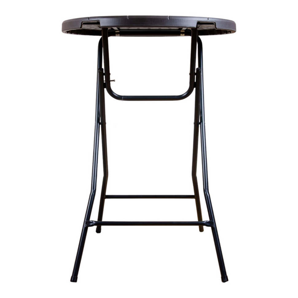 Стол складной круглый ТЕ-1848 Time Eco 4820211101640, графит, 0.8 м