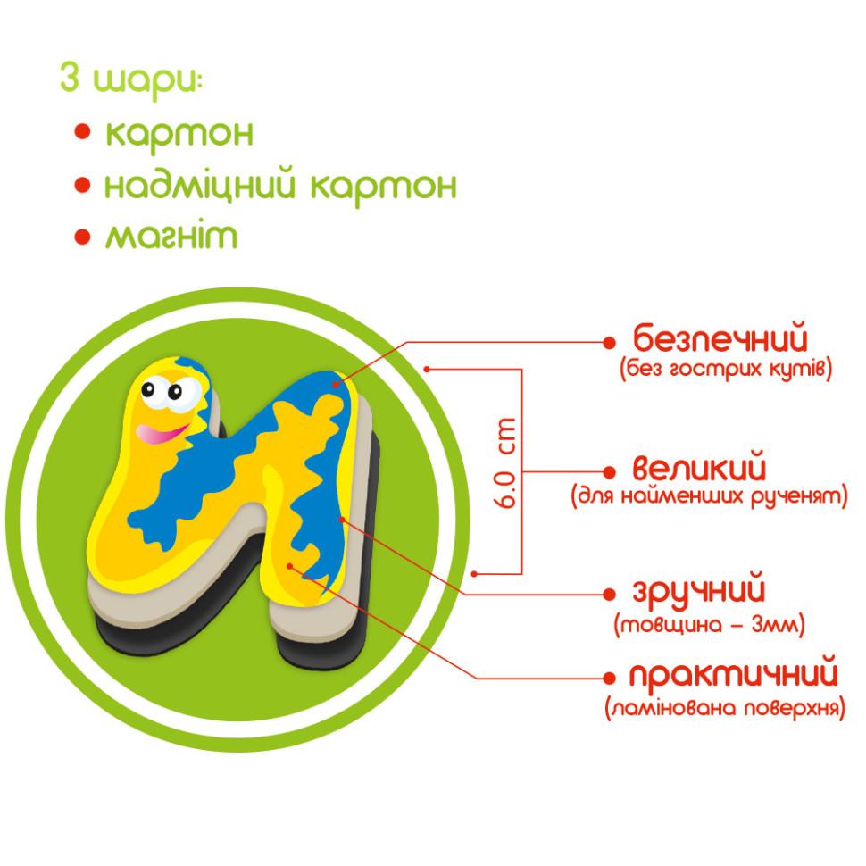 Детский набор магнитов 