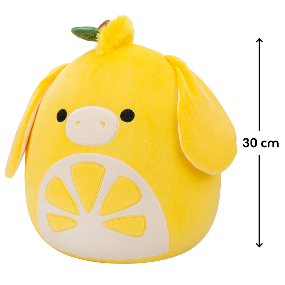 Мягкая игрушка Ослик-лимончик Клемент Squishmallows SQCR07968, 30 см