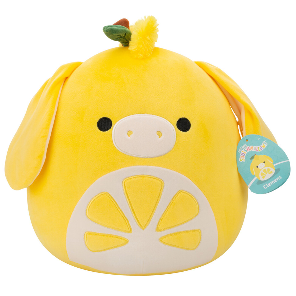 Мягкая игрушка Ослик-лимончик Клемент Squishmallows SQCR07968, 30 см