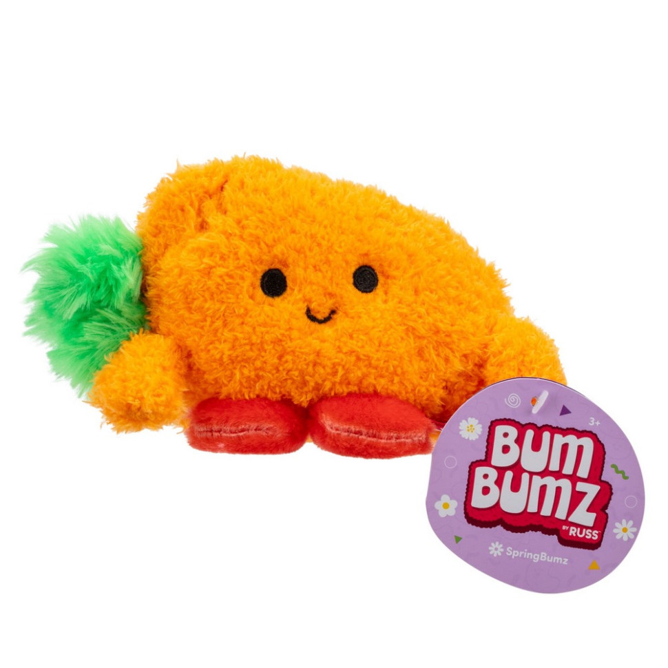 Дитяча м'яка ігрaшка Морква Карсон SpringBumz BumBumz RBBZ00611, 11 см