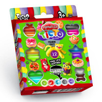 Комплект креативного творчества "Тесто для лепки "Master Do" Danko Toys TMD-02-04 укр, 12 цветов