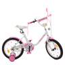 Велосипед дитячий PROF1 Y1485 14 дюймів, рожевий 