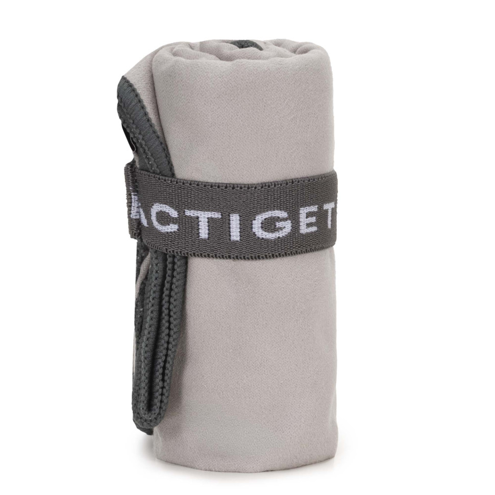 Рушник спортивний Actiget ACT0183 Grey, з мікрофібри 80x40 см
