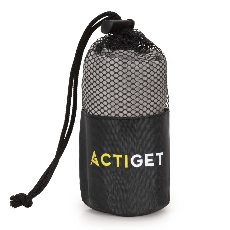 Рушник спортивний Actiget ACT0183 Grey, з мікрофібри 80x40 см