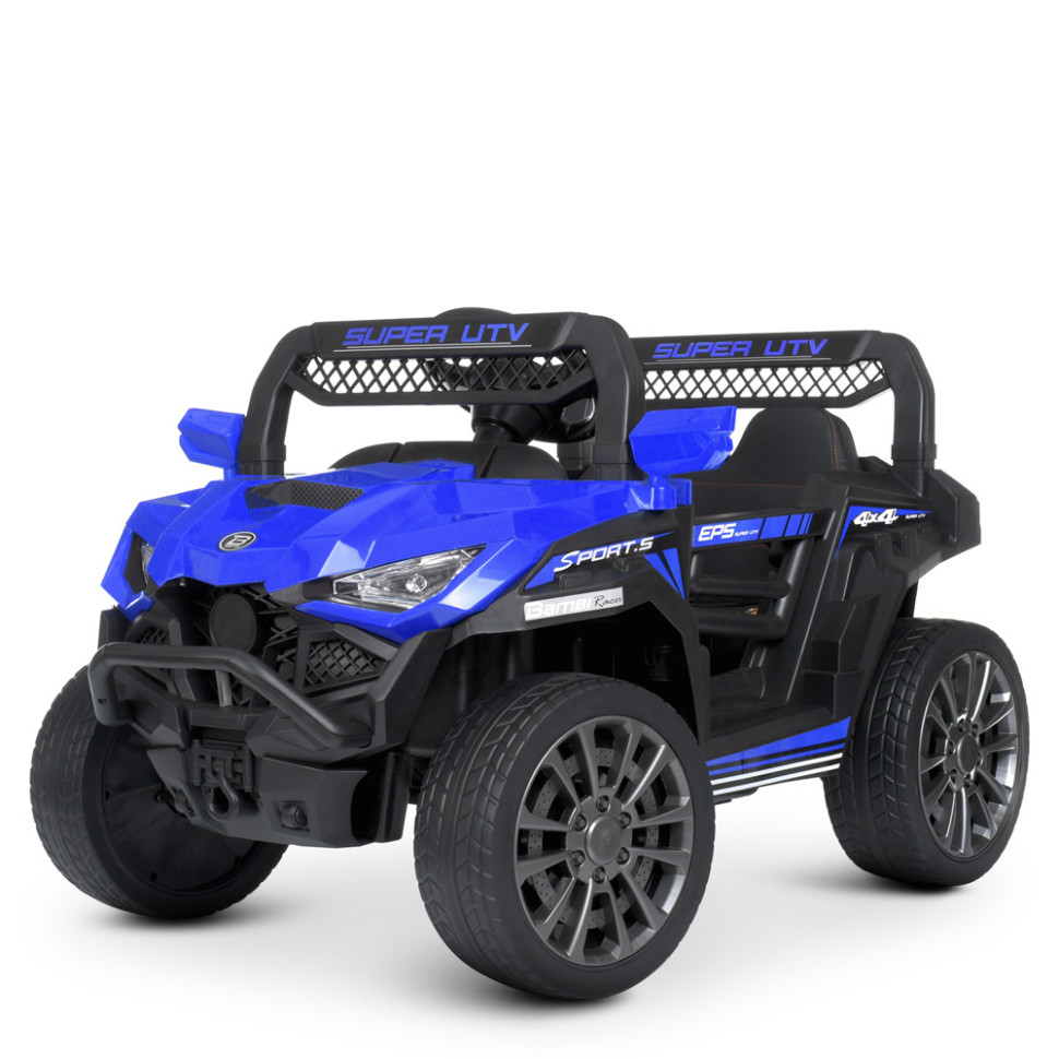 Дитячий електромобіль Джип Bambi Racer M 4822EBLR-4 синій по цене 6 863 грн.