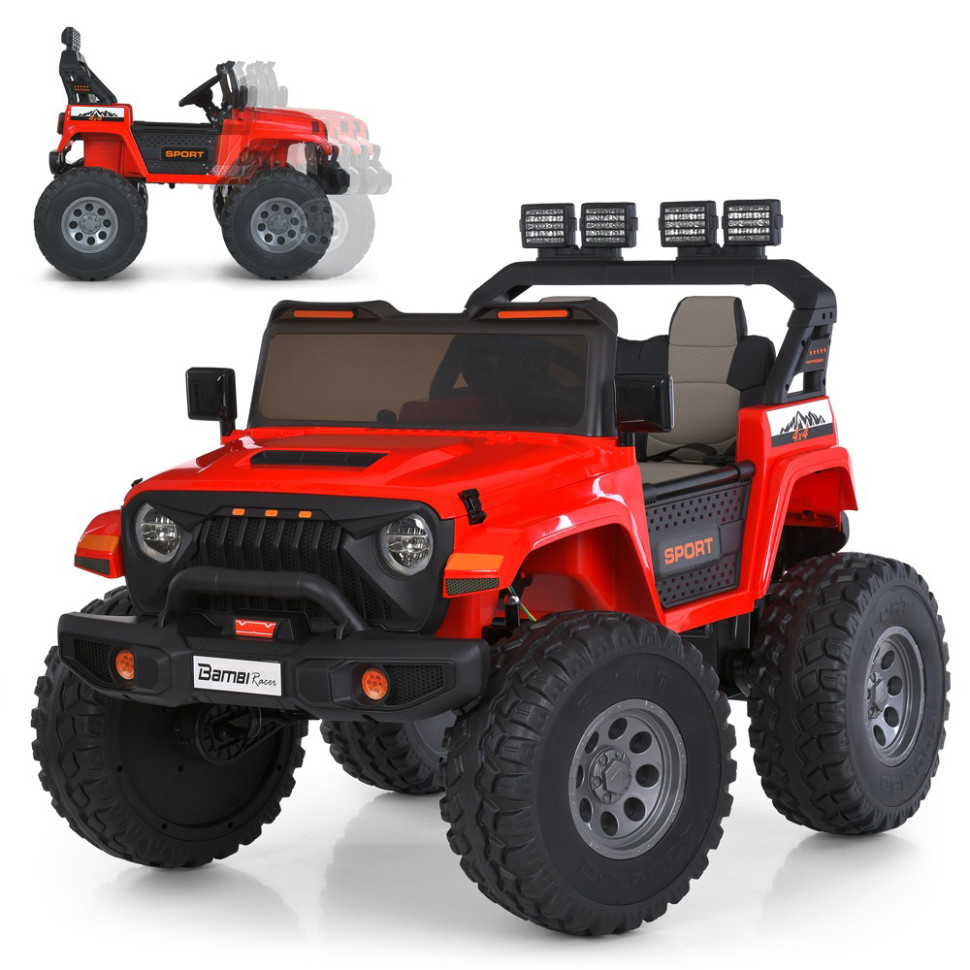 Детский электромобиль Джип Bambi Racer M 6204EBLR-3(24V) до 60 кг