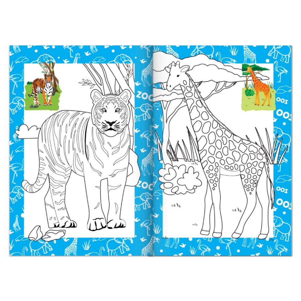 Книжка раскраска 