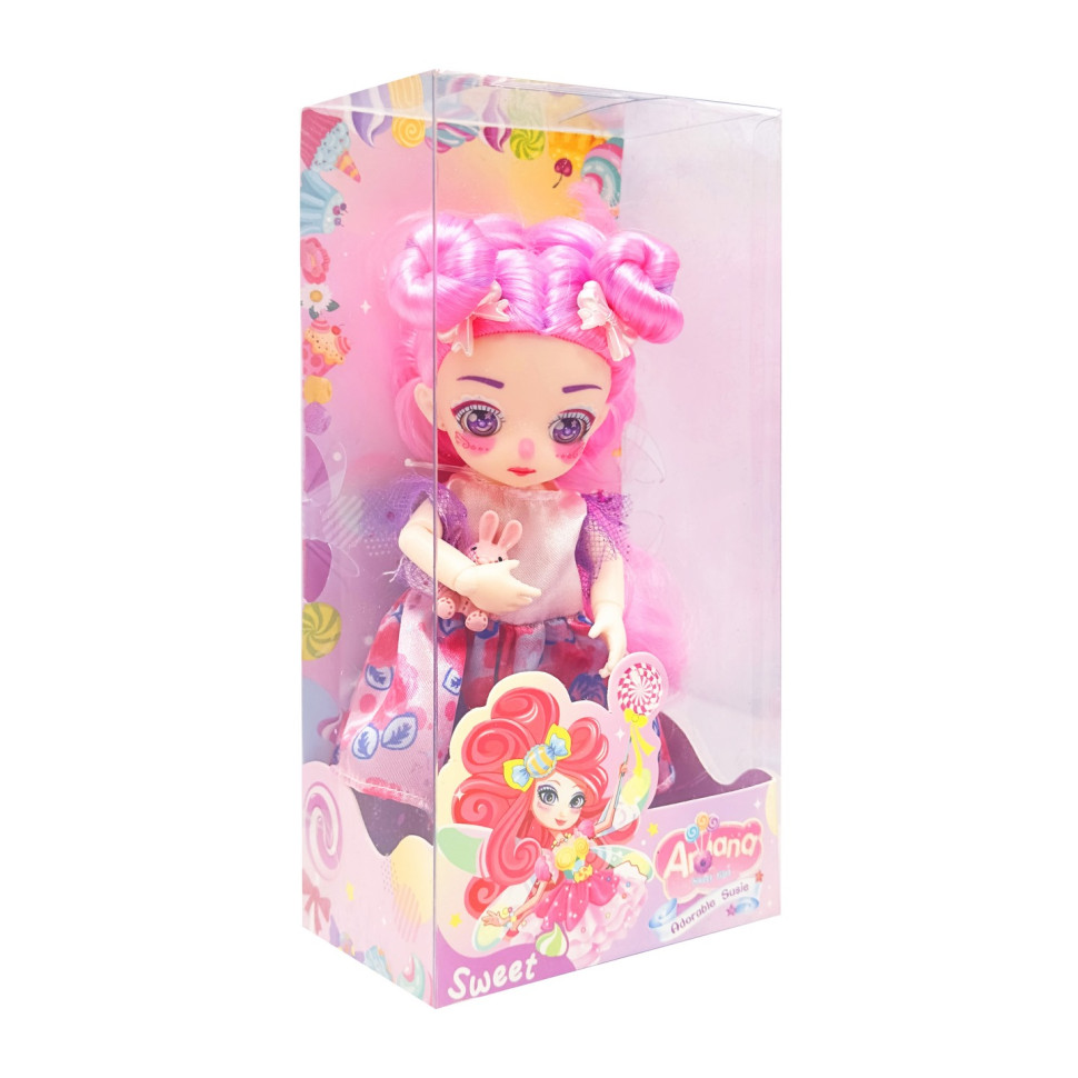 Дитяча шарнірна лялька Bambi DH2367-4 миле вбрання, розмір 16 см