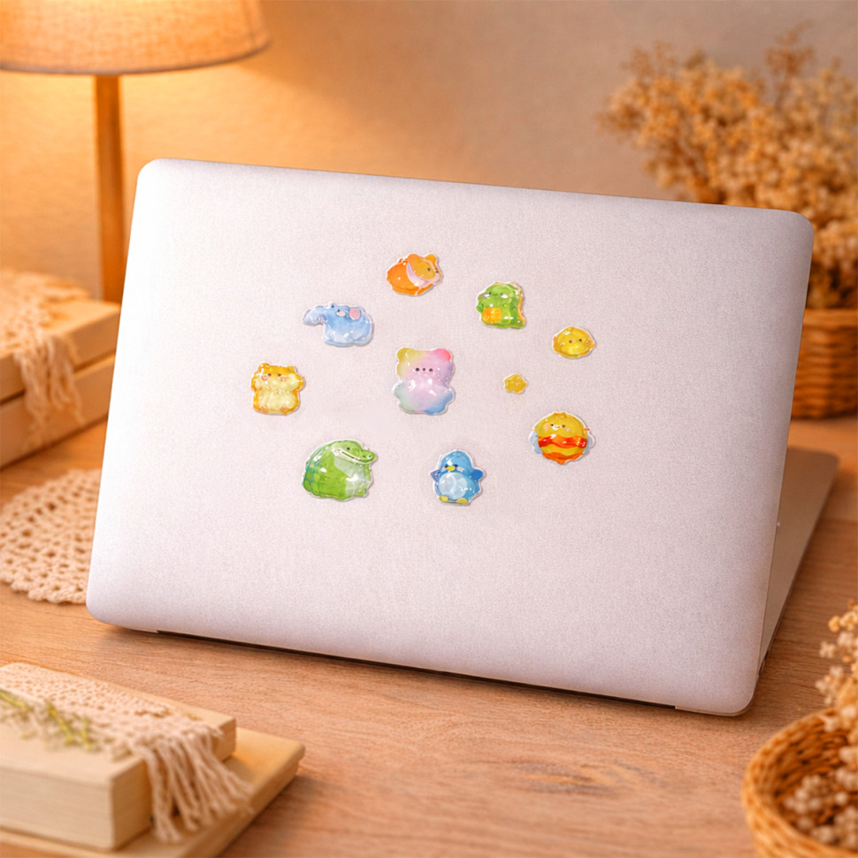 Набор 3D-наклеек 