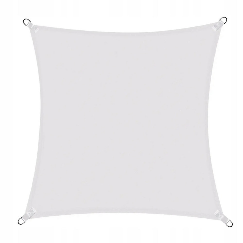Тент-парус теневой для дома, сада и туризма Springos SN1029, 3 x 3 м, Light Grey