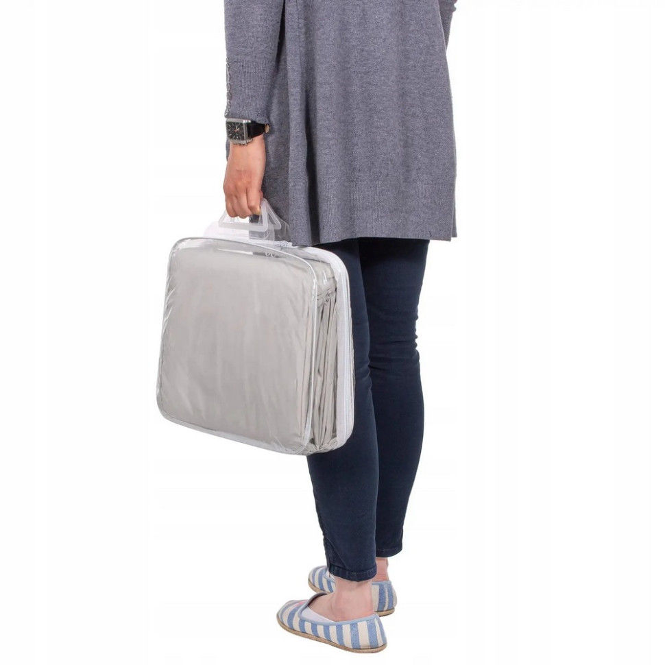 Тент-парус теневой для дома, сада и туризма Springos SN1029, 3 x 3 м, Light Grey
