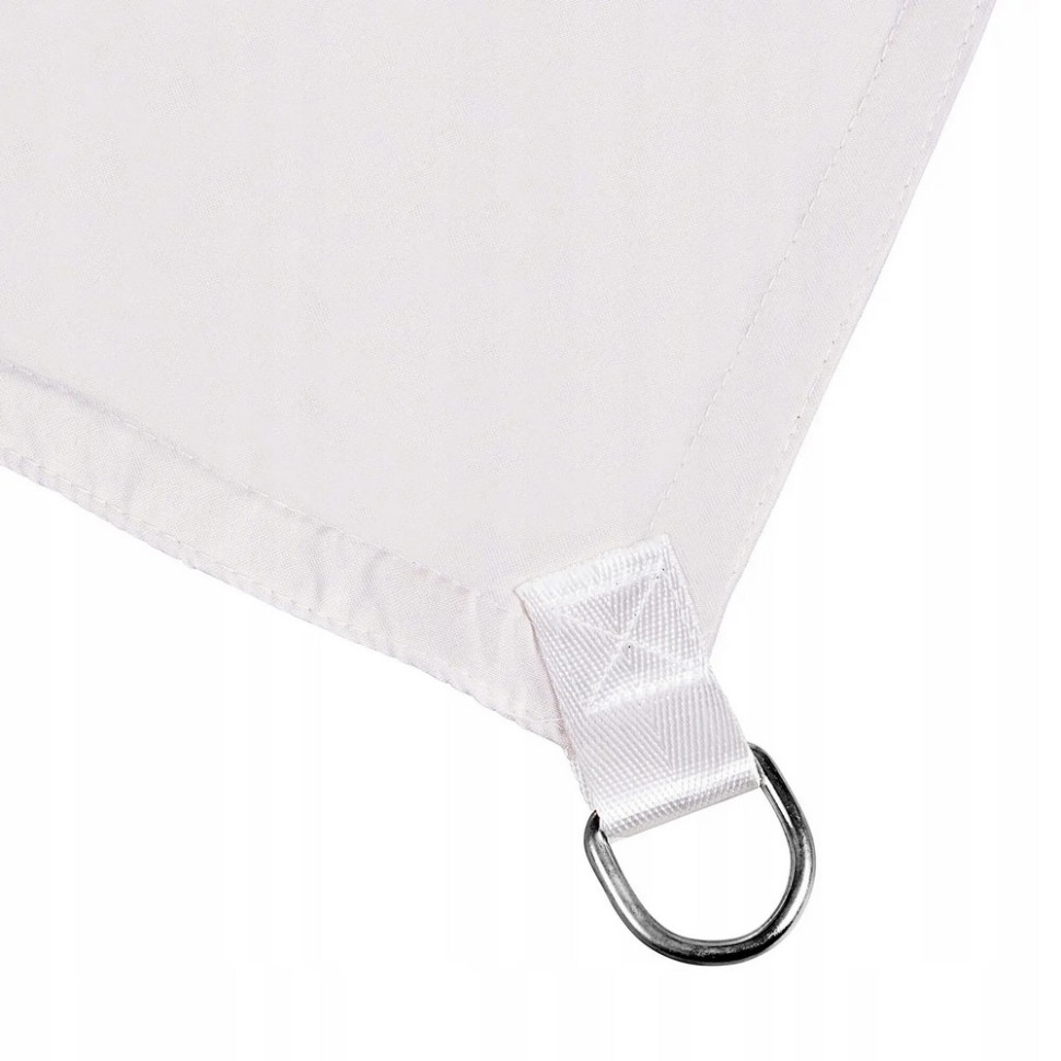 Тент-парус теневой для дома, сада и туризма Springos SN1029, 3 x 3 м, Light Grey