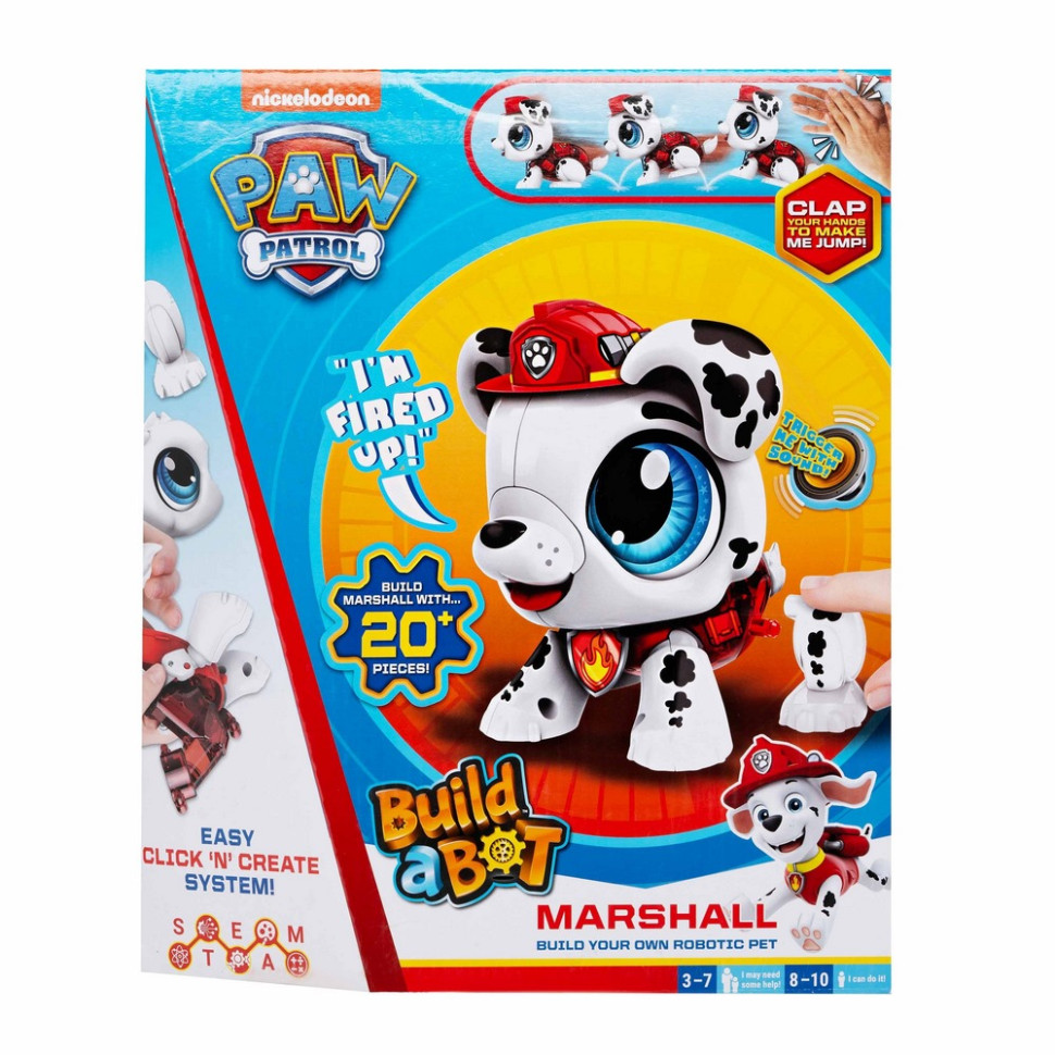 Інтерактивна іграшка Paw Patrol Маршал Build a Bot 928554.006 червоний