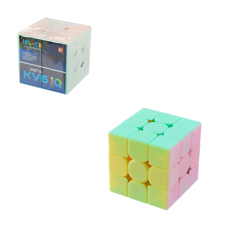 Головоломка Кубик Рубіка Bambi PL-0610-03, 3 x 3 без наклейок
