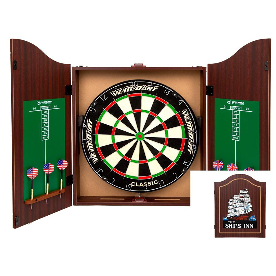 Дартс с кабинетом мишень The Ships Inn Winmax 3379TT 6 дротиков 45 см