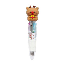 Детская шариковая мини ручка "Новый год" Bambi 881-4(Brown) Детская шариковая мини ручка "Новый год" Bambi 881-4(Brown)
