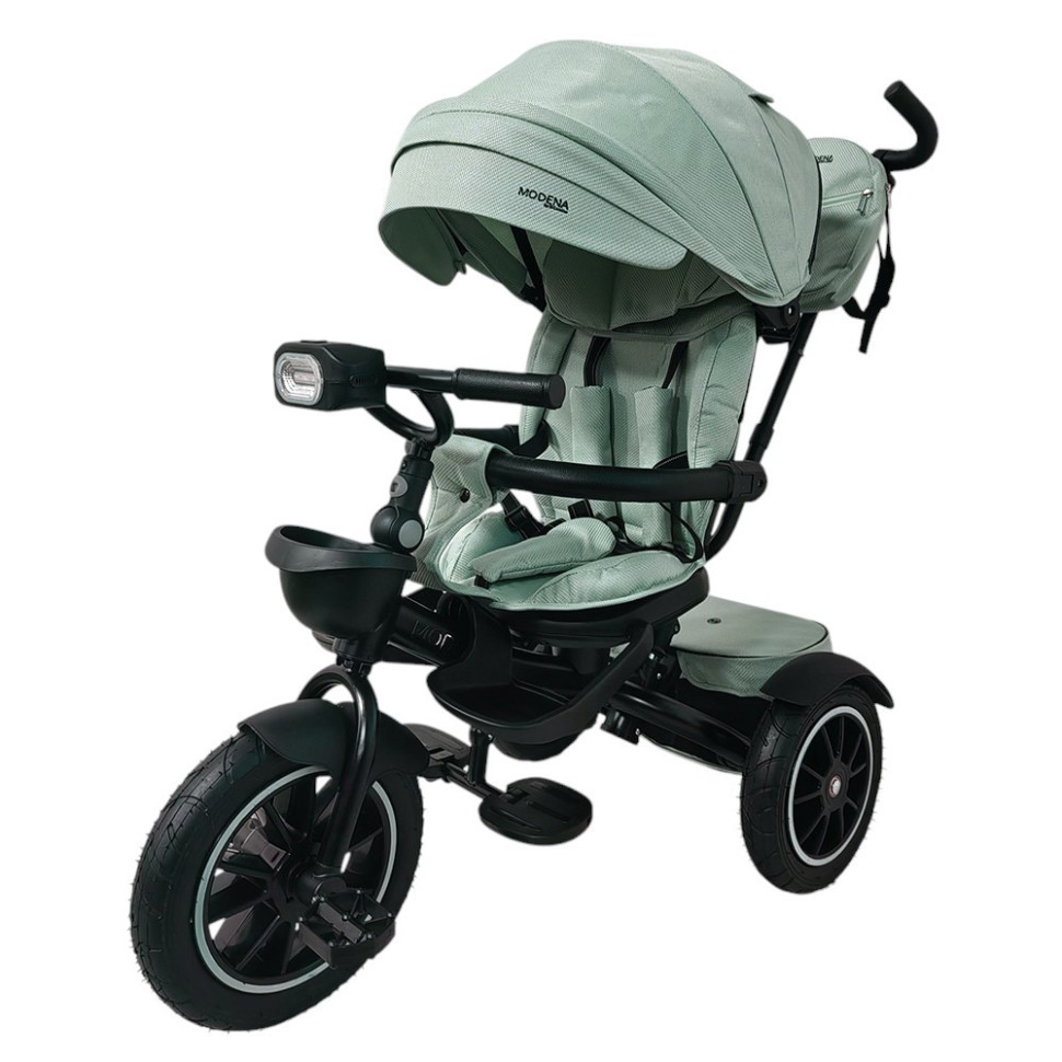 Дитячий триколісний велосипед MODENA El Camino ME 1193 Cloud Blue, з батьківською ручкою