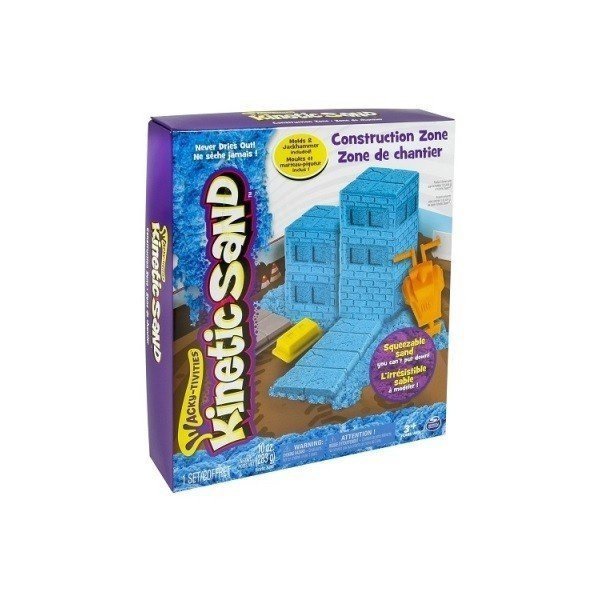 Набір піску для дитячої творчості - KINETIC SAND CONSTRUCTION ZONE 71417-2